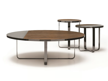 PRINCIPE MP.1020 - Round walnut coffee table by Arte Brotto - view 2